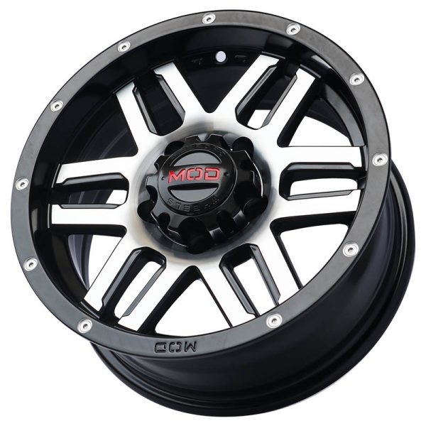 ADVENTURE AND CROSSWIND WHEELS MAGS MAGWHEELS RIMS AWC MOD MOTIV BLACK LIP MACHINE FACE BLACK BASE 14×6 5X114.3 (3)