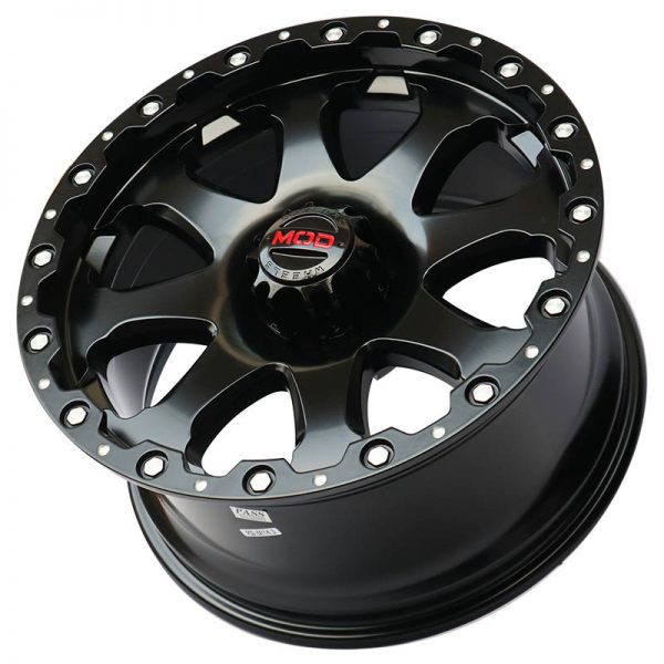 Frontier Navara Pathfinder Terra Wheels Mags Magwheels Rims AWC MOD AGENDA BLACK LIP BLACK FACE BLACK BASE18X9 6H 114.3 (3)