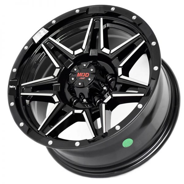 Innova Wheels Mags Magwheels Rims AWC MOD ROOKIE BLACK LIP MACHINE FACE BLACK BASE 15×7 5×114.3 (3)