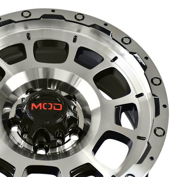 Innova Wheels Mags Magwheels Rims AWC MOD TL-RELIGION 1321 MACHINE LIP MACHINE FACE BLACK BASE 15X7 5X114.3 (4)