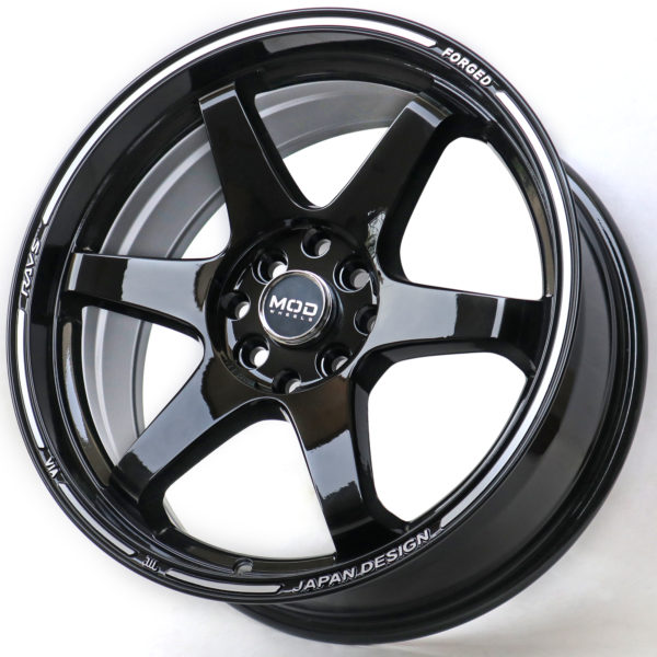 MILANO 617 15X7 8H 100 114.3 +30 GLOSS BLACK 3