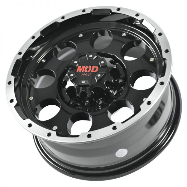 Old Pickup Truck Wheels Mags Magwheels Rims AWC MOD MUSCLE 870 MACHINE LIP BLACK FACE BLACK BASE 14X6 6X139.7 (3)