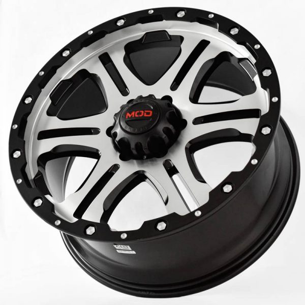 Pickup Truck SUV Wheels Mags Magwheels Rims AWC MOD BOUNCER BLACK LIP MACHINE FACE BLACK BASE 20×9 6×139.7 (3)