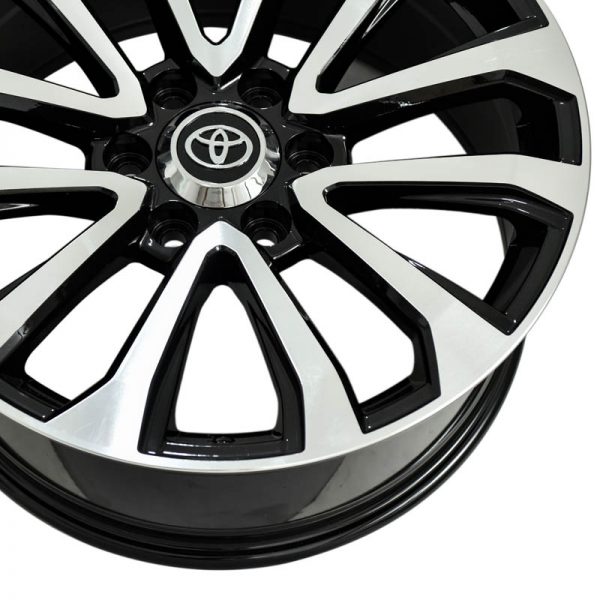 Pickup Truck SUV Wheels Mags Magwheels Rims AWC MOD DOMESTIC MACHINE FACE BLACK BASE 20×8.5 6×139.7 (5)