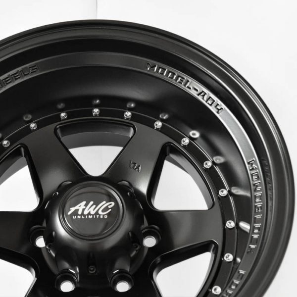 Pickup Truck SUV Wheels Mags Magwheels Rims AWC MOD GRABBER BLACK LIP BLACK FACE BLACK BASE 16×10 6×139.7 (4)