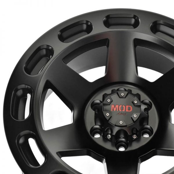 Pickup Truck SUV Wheels Mags Magwheels Rims AWC MOD HAMMER BLACK LIP BLACK FACE BLACK BASE SILVER MILLED SPOKE 20×9 6×139.7 (4)