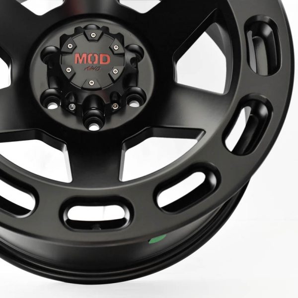 Pickup Truck SUV Wheels Mags Magwheels Rims AWC MOD HAMMER BLACK LIP BLACK FACE BLACK BASE SILVER MILLED SPOKE 20×9 6×139.7 (5)