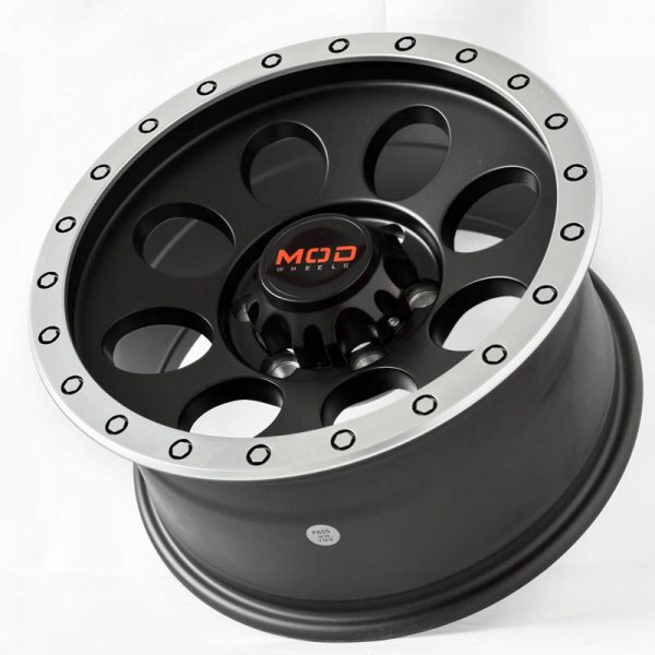 Pickup Truck SUV Wheels Mags Magwheels Rims AWC MOD PROVOKE MACHINE LIP BLACK FACE BLACK BASE 16×8 6×139.7 (3)