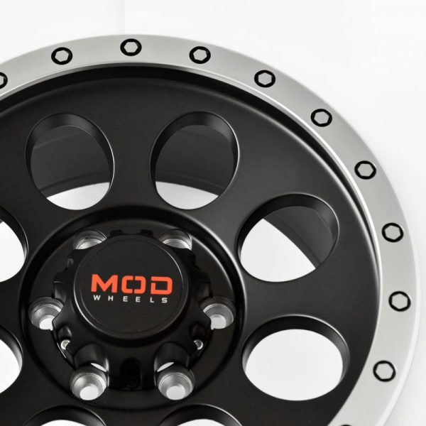 Pickup Truck SUV Wheels Mags Magwheels Rims AWC MOD PROVOKE MACHINE LIP BLACK FACE BLACK BASE 16×8 6×139.7 (4)