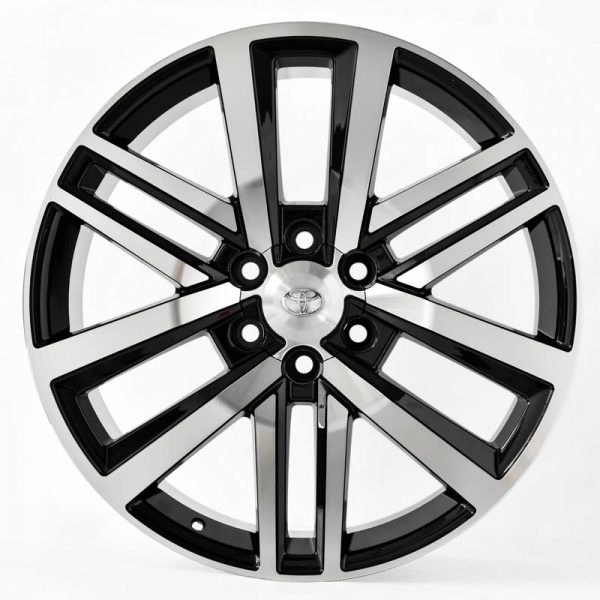 Pickup Truck SUV Wheels Mags Magwheels Rims AWC MOD TL-FORTRESS MACHINE FACE BLACK BASE 22×9 6×139.7 (2)