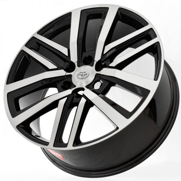 Pickup Truck SUV Wheels Mags Magwheels Rims AWC MOD TL-FORTRESS MACHINE FACE BLACK BASE 22×9 6×139.7 (3)