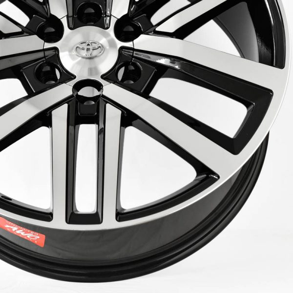 Pickup Truck SUV Wheels Mags Magwheels Rims AWC MOD TL-FORTRESS MACHINE FACE BLACK BASE 22×9 6×139.7 (5)