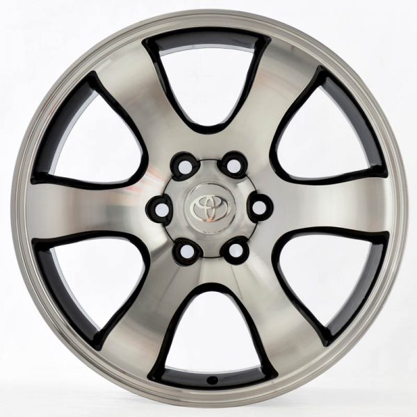 Pickup Truck SUV Wheels Mags Magwheels Rims AWC MOD TL-NEUWAVE MACHINE LIP MACHINE FACE BLACK BASE 20×8.5 6×139.7 (2)