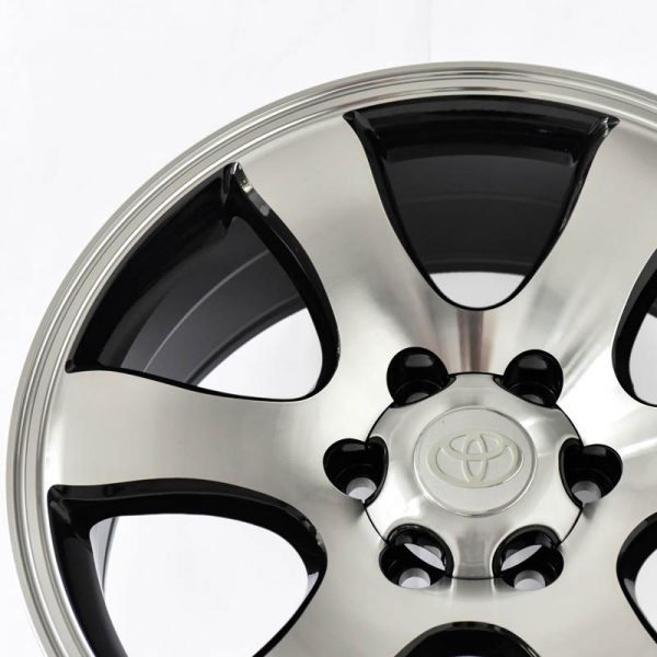 Pickup Truck SUV Wheels Mags Magwheels Rims AWC MOD TL-NEUWAVE MACHINE LIP MACHINE FACE BLACK BASE 20×8.5 6×139.7 (4)