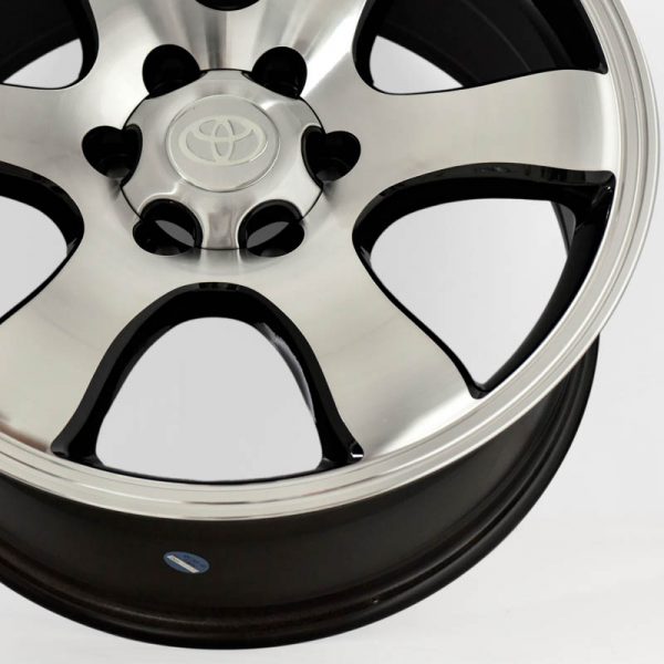 Pickup Truck SUV Wheels Mags Magwheels Rims AWC MOD TL-NEUWAVE MACHINE LIP MACHINE FACE BLACK BASE 20×8.5 6×139.7 (5)