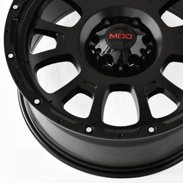 Pickup Truck SUV Wheels Mags Magwheels Rims AWC MOD TL-RELIGION BLACK LIP BLACK FACE BLACK BASE 20×8.5 6×139.7 (5)