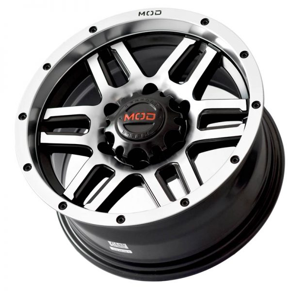 Pickup Truck Van SUV Wheels Mags Magwheels Rims AWC MOD MOTIV MACHINE LIP MACHINE FACE BLACK BASE 15×7 6×139.7 (3)