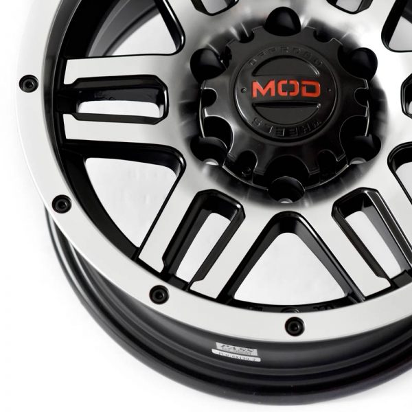 Pickup Truck Van SUV Wheels Mags Magwheels Rims AWC MOD MOTIV MACHINE LIP MACHINE FACE BLACK BASE 15×7 6×139.7 (5)