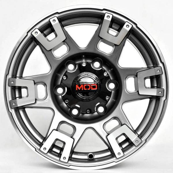 Pickup Truck Van SUV Wheels Mags Magwheels Rims AWC MOD TL-ENERGY MACHINE LIP MACHINE FACE GUN METAL BASE 15×7 6×139.7 (2)