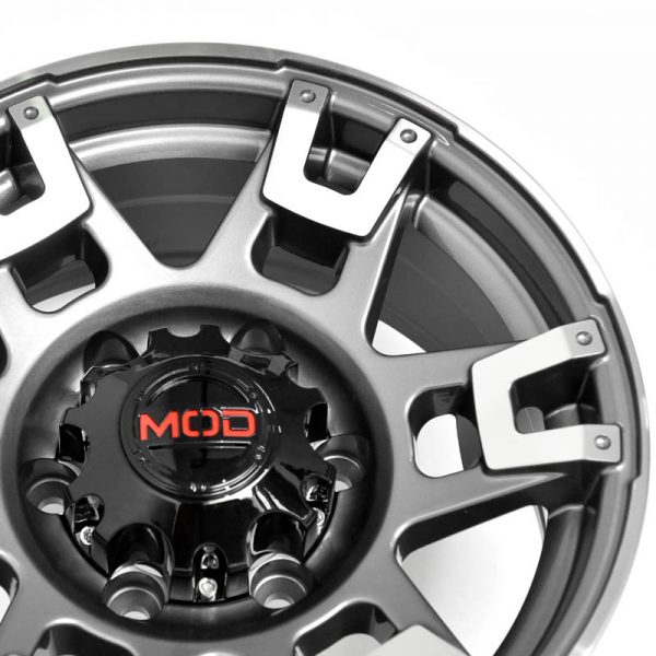 Pickup Truck Van SUV Wheels Mags Magwheels Rims AWC MOD TL-ENERGY MACHINE LIP MACHINE FACE GUN METAL BASE 15×7 6×139.7 (4)