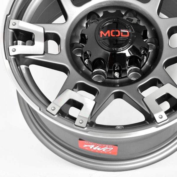 Pickup Truck Van SUV Wheels Mags Magwheels Rims AWC MOD TL-ENERGY MACHINE LIP MACHINE FACE GUN METAL BASE 15×7 6×139.7 (5)