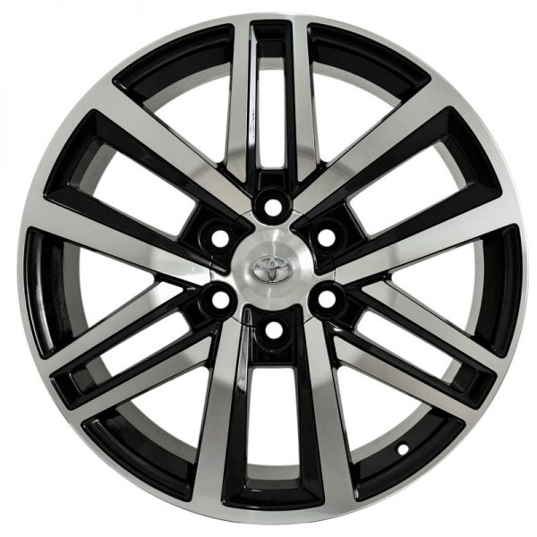 Pickup Truck Van SUV Wheels Mags Magwheels Rims AWC MOD TL-FORTRESS MACHINE FACE BLACK BASE 17×7.5 6×139.7 (2)