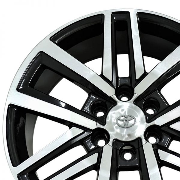 Pickup Truck Van SUV Wheels Mags Magwheels Rims AWC MOD TL-FORTRESS MACHINE FACE BLACK BASE 17×7.5 6×139.7 (4)