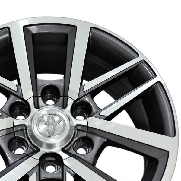 Pickup Truck Van SUV Wheels Mags Magwheels Rims AWC MOD TL-FORTRESS MACHINE FACE GUN METAL BASE 17×7.5 6×139.7 (3)