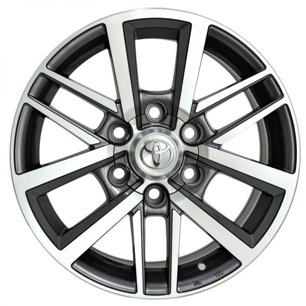 Pickup Truck Van SUV Wheels Mags Magwheels Rims AWC MOD TL-FORTRESS MACHINE FACE GUN METAL BASE 17×7.5 6×139.7 (5)