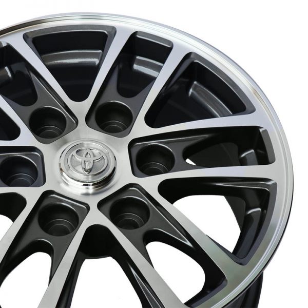 Pickup Truck Van SUV Wheels Mags Magwheels Rims AWC MOD TL-GRANDIA MACHINE FACE GUNMETAL BASE 15X6.5 6X139.7 (4)