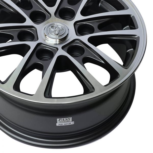 Pickup Truck Van SUV Wheels Mags Magwheels Rims AWC MOD TL-GRANDIA MACHINE FACE GUNMETAL BASE 15X6.5 6X139.7 (5)