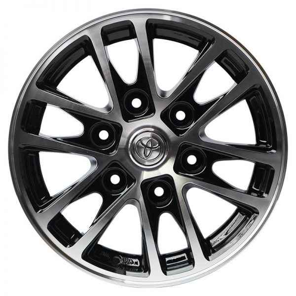 Pickup Truck Van SUV Wheels Mags Magwheels Rims AWC MOD TL-GRANDIA MACHINE FACE MACHINE LIP BLACK BASE 15X6.5 6X139.7 (2)