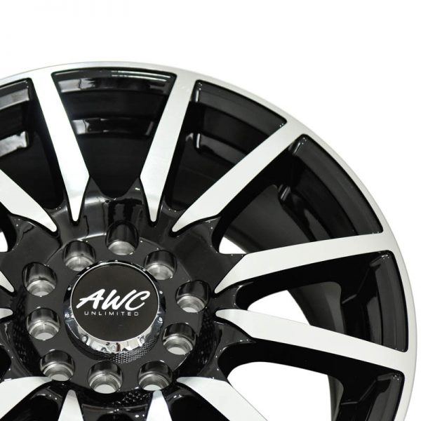 Sedan AUV MPV Wheels Mags Magwheels Rims AWC MOD IDENTITY MACHINE FACE MACHINE BASE 15×6.5 5×100 5×114.3 (4)