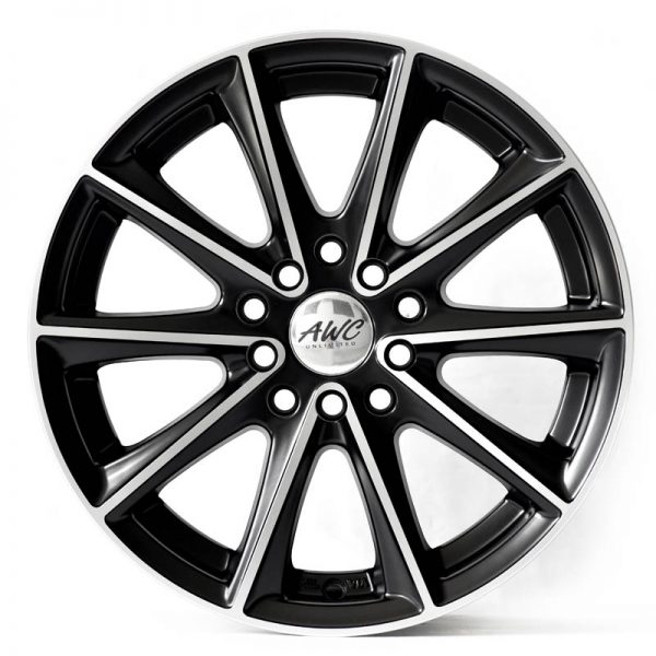 Sedan AUV MPV Wheels Mags Magwheels Rims AWC MOD MASKARA MACHINE LIP MACHINE FACE BLACK BASE 15×6.5 5×100 5×114.3 (2)