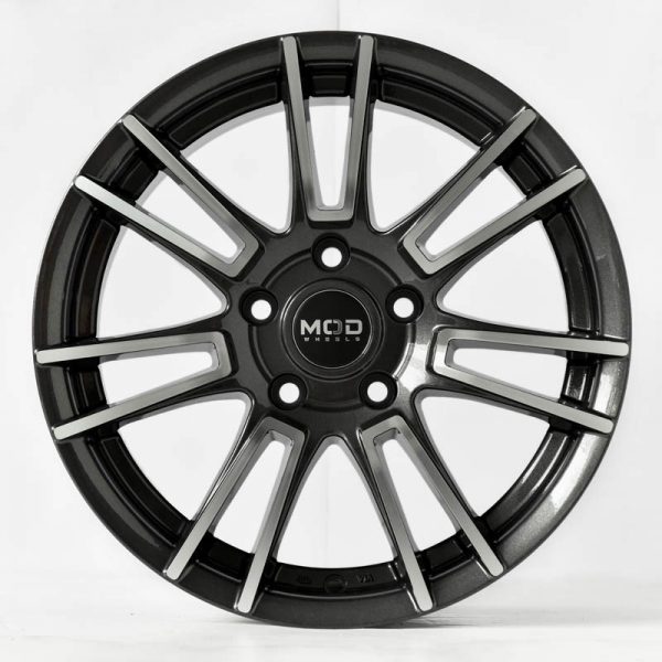 Sedan Hatchback MPV Wheels Mags Magwheels Rims AWC MOD SPARK MACHINE FACE GUN METAL BASE 16×7 5×114.3 (2)