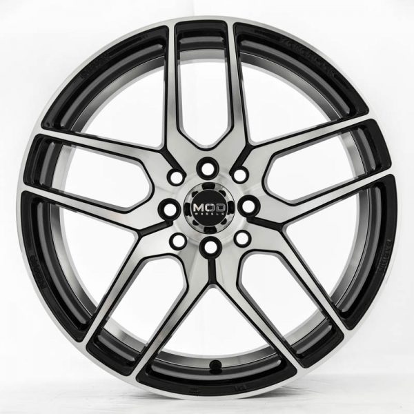 Sedan Hatchback Wheels Mags Magwheels Rims AWC MOD MOMENTUM MACHINE FACE BLACK BASE 17×7.5 4×100 4×114.3 (2)