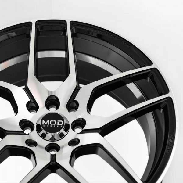 Sedan Hatchback Wheels Mags Magwheels Rims AWC MOD MOMENTUM MACHINE FACE BLACK BASE 17×7.5 4×100 4×114.3 (4)