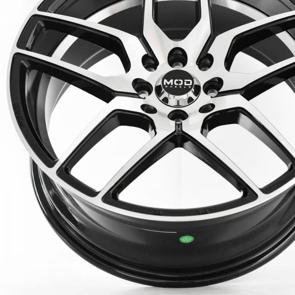 Sedan Hatchback Wheels Mags Magwheels Rims AWC MOD MOMENTUM MACHINE FACE BLACK BASE 17×7.5 4×100 4×114.3 (5)