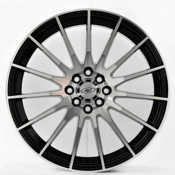 Sedan Hatchback Wheels Mags Magwheels Rims AWC MOD RAGE MACHINE FACE BLACK BASE 17×7.5 4×100 4×114.3 (2)
