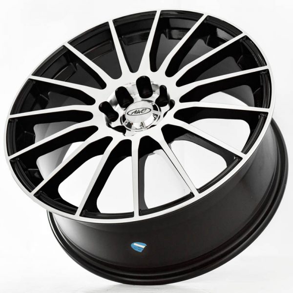 Sedan Hatchback Wheels Mags Magwheels Rims AWC MOD RAGE MACHINE FACE BLACK BASE 17×7.5 4×100 4×114.3 (3)