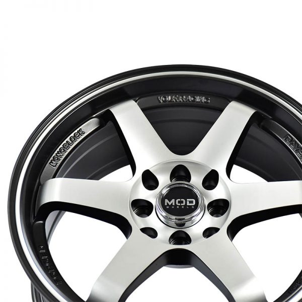 Sedan Hatchback Wheels Mags Magwheels Rims AWC MOD TERRAIN MACHINE LIP MACHINE FACE BLACK BASE 16X7 4X100 4X114.3 (4)