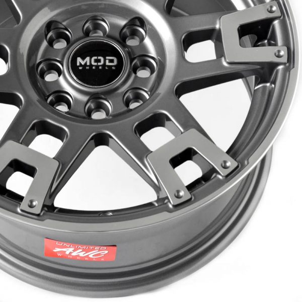 Sedan Hatchback Wheels Mags Magwheels Rims AWC MOD TL-ENERGY MACHINE LIP MACHINE FACE GUN METAL BASE 15×7 4×100 4×114.3 (5)