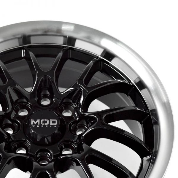 Sedan Yaris and Avanza Wheels Mags Magwheels Rims AWC MOD RODEO MACHINE LIP BLACK FACE BLACK BASE 14×6 4×100 4×114.3 (4)