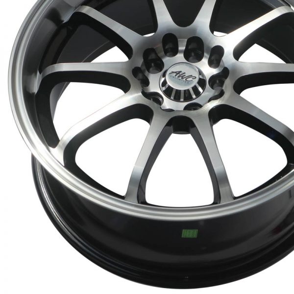 AUV MAGS WHEELS MAGWHEELS RIMS PHIILIPPINES AWC MOD PRETENDER MACHINE LIP MACHINE FACE BLACK BASE 17X7.5 5X100 5X114.3 (5)