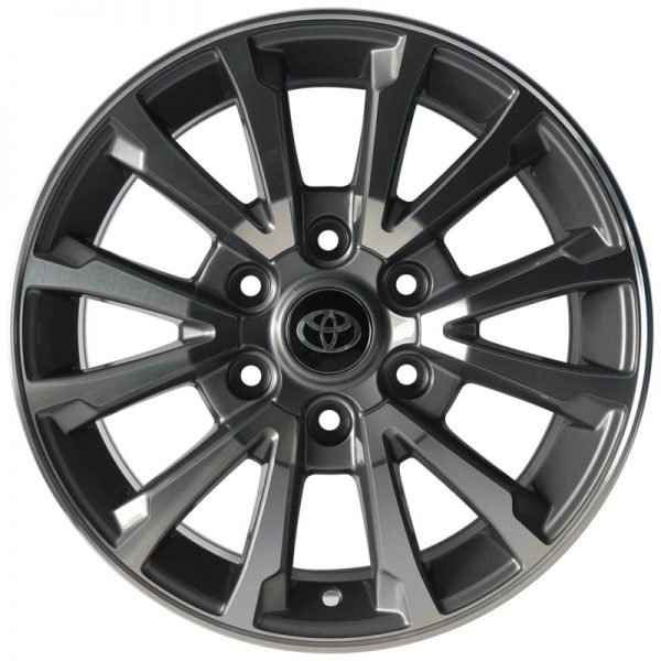 HIACE 2019 MAGS WHEELS MAGWHEELS RIMS PHILIPPINES AWC MOD OVATION MACHINE FACE GUN METAL CENTER GUN METAL BASE 16×7.5 6×130 (2)