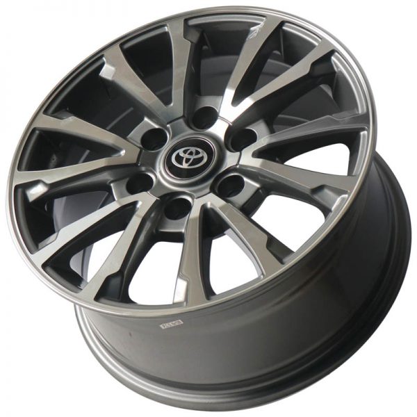 HIACE 2019 MAGS WHEELS MAGWHEELS RIMS PHILIPPINES AWC MOD OVATION MACHINE FACE GUN METAL CENTER GUN METAL BASE 16×7.5 6×130 (3)
