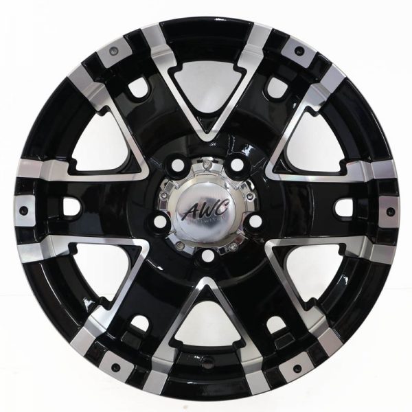 INNOVA MAGS WHEELS MAGWHEELS RIMS PHILIPPINES AWC MOD RECRUIT 6 MACHINE LIP MACHINE FACE BLACK BASE 15×7 5×114.3 (2)