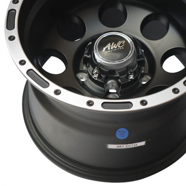 JIMNY LITEACE MAGS WHEELS MAGWHEELS RIMS PHILIPPINES AWC MOD OCTO MACHINE LIP BLACK BASE 15×10 5×139.7 (5)