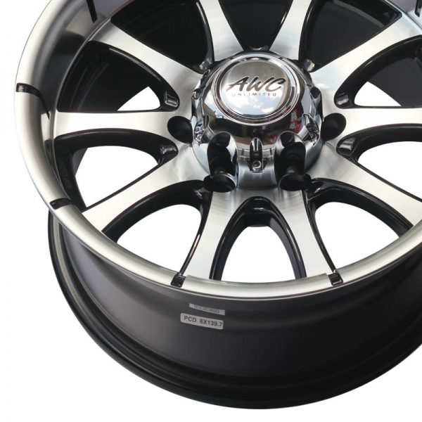 PICKUP TRUCK SUV MAGS WHEELS MAGWHEELS RIMS PHILIPPINES AWC MOD BURNER MACHINE LIP MACHINE FACE BLACK BASE 16X8 6×139.7 (5)