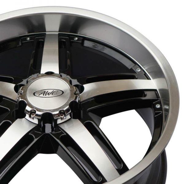 PICKUP TRUCK SUV MAGS WHEELS MAGWHEELS RIMS PHILIPPINES AWC MOD CLIMAX MACHINE LIP MACHINE FACE BLACK BASE 20×8.5 6X139.7 (4)